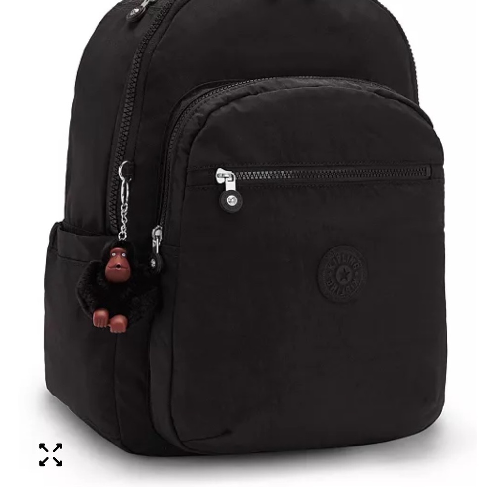 🆕 🎒 Kipling Backpack Black medium 🎒 - Picture 2 of 12